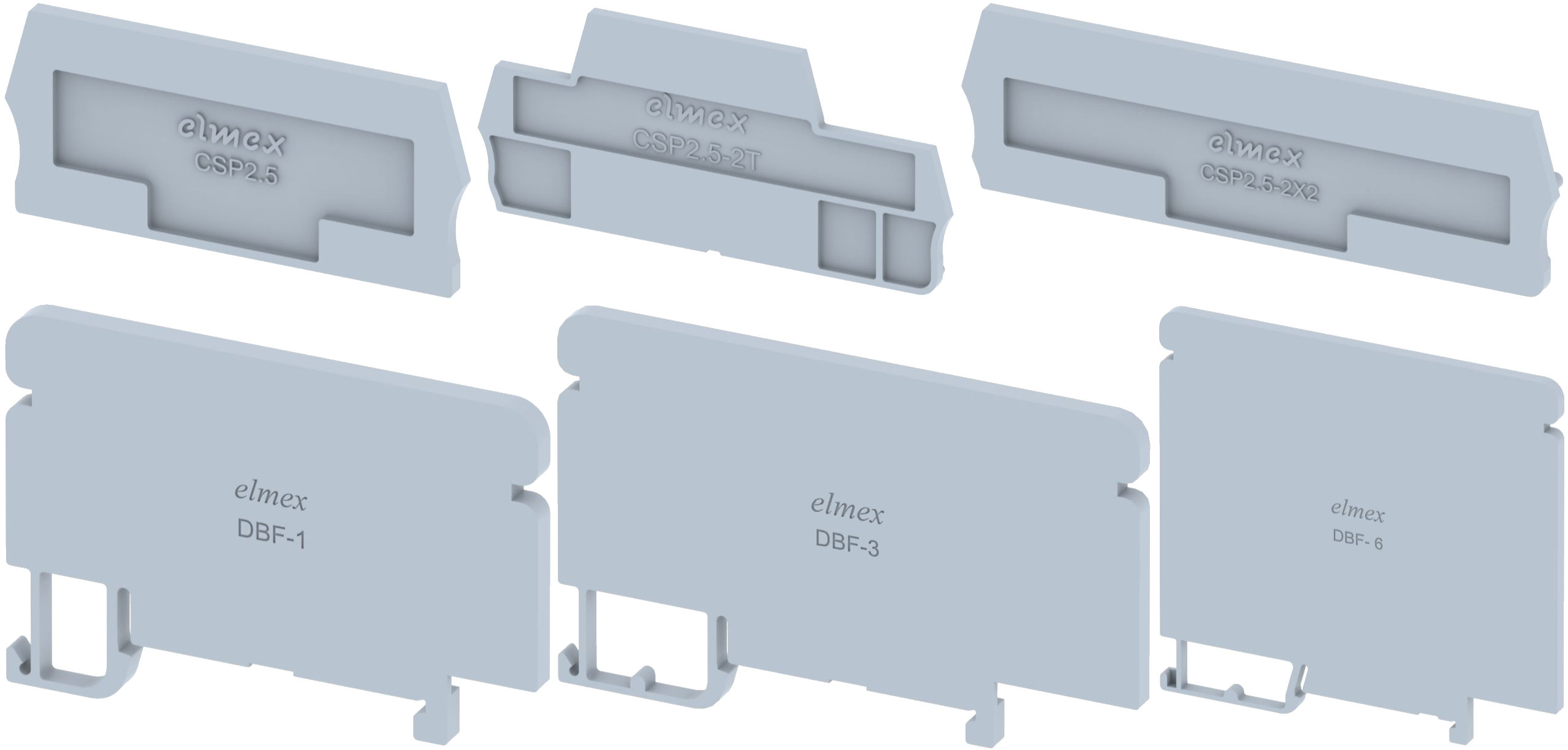 End Plates And Barrier Plates Terminal Block Accessories