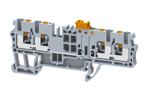 PQK2.5-2X2 Terminal Blocks Push In Connection Knife Disconnect Terminal Blocks Manufacturer and Supplier in India – Elmex 