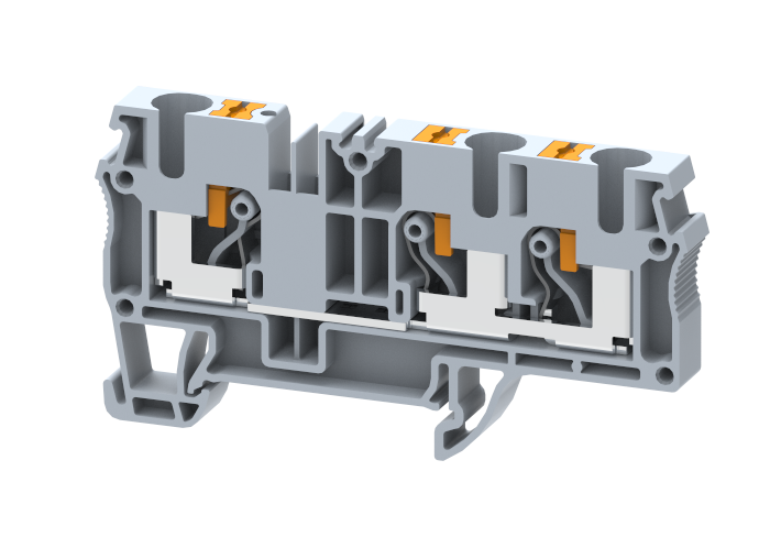 PQ6-1X2 Terminal Blocks Push In Connection Multi Conductor Terminal Blocks Manufacturer and Supplier in India – Elmex 