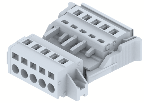 DPSC5.08PM-5W Terminal Blocks Spring Cage Connection Plug & Socket Terminals Manufacturer and Supplier in India – Elmex 