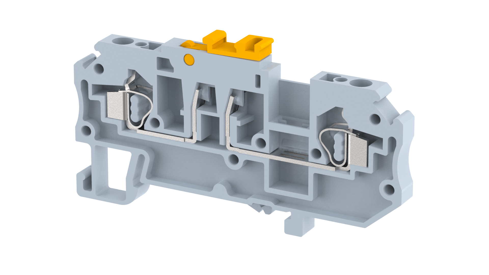 DSDT2.5 Terminal Blocks Spring Cage Connection Knife Disconnect Terminal Blocks Manufacturer and Supplier in India – Elmex 