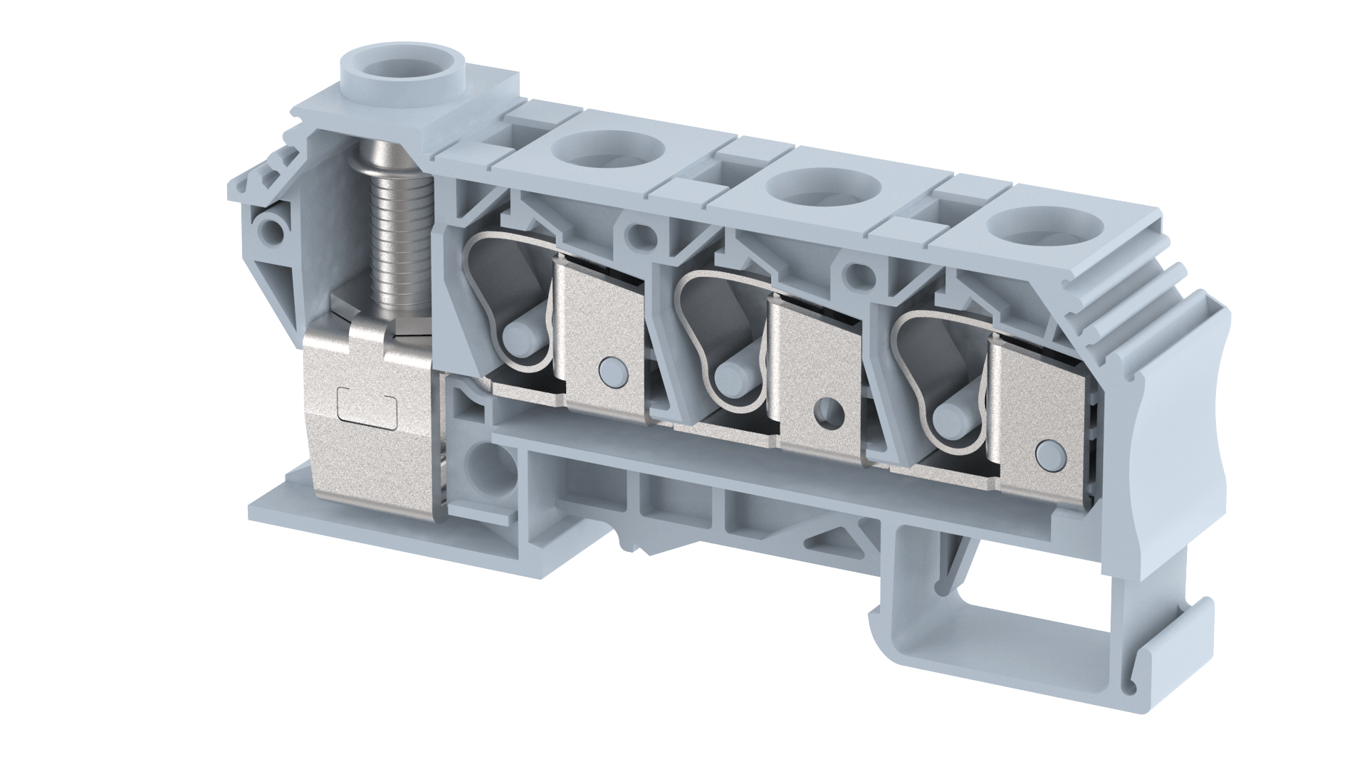 DTB35-10 Terminal Blocks Spring Cage Connection Hybrid Terminal Blocks Manufacturer and Supplier in India – Elmex 