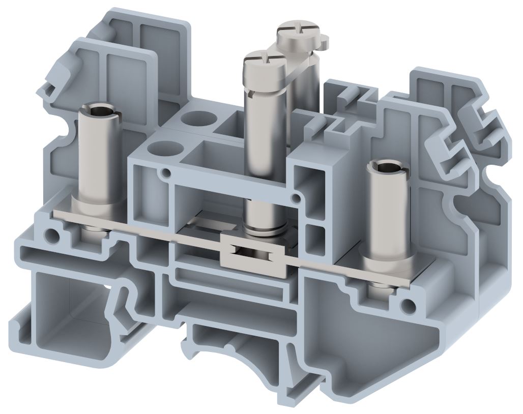 KLTDM4-2WAY Terminal Blocks Bolt Connection Test Disconnect Terminal Blocks Manufacturer and Supplier in India – Elmex 