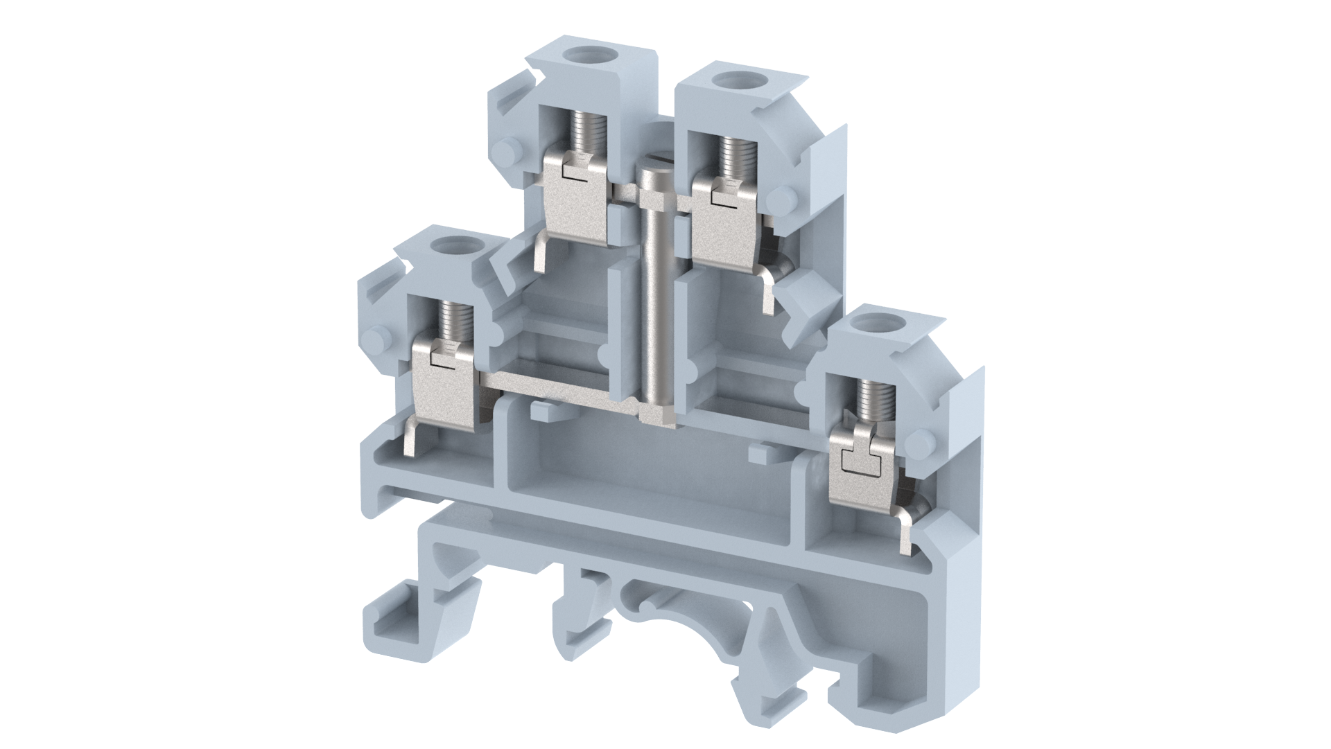 KU2D4S Terminal Blocks Screw Connection Multi Level Terminal Blocks Manufacturer and Supplier in India – Elmex 