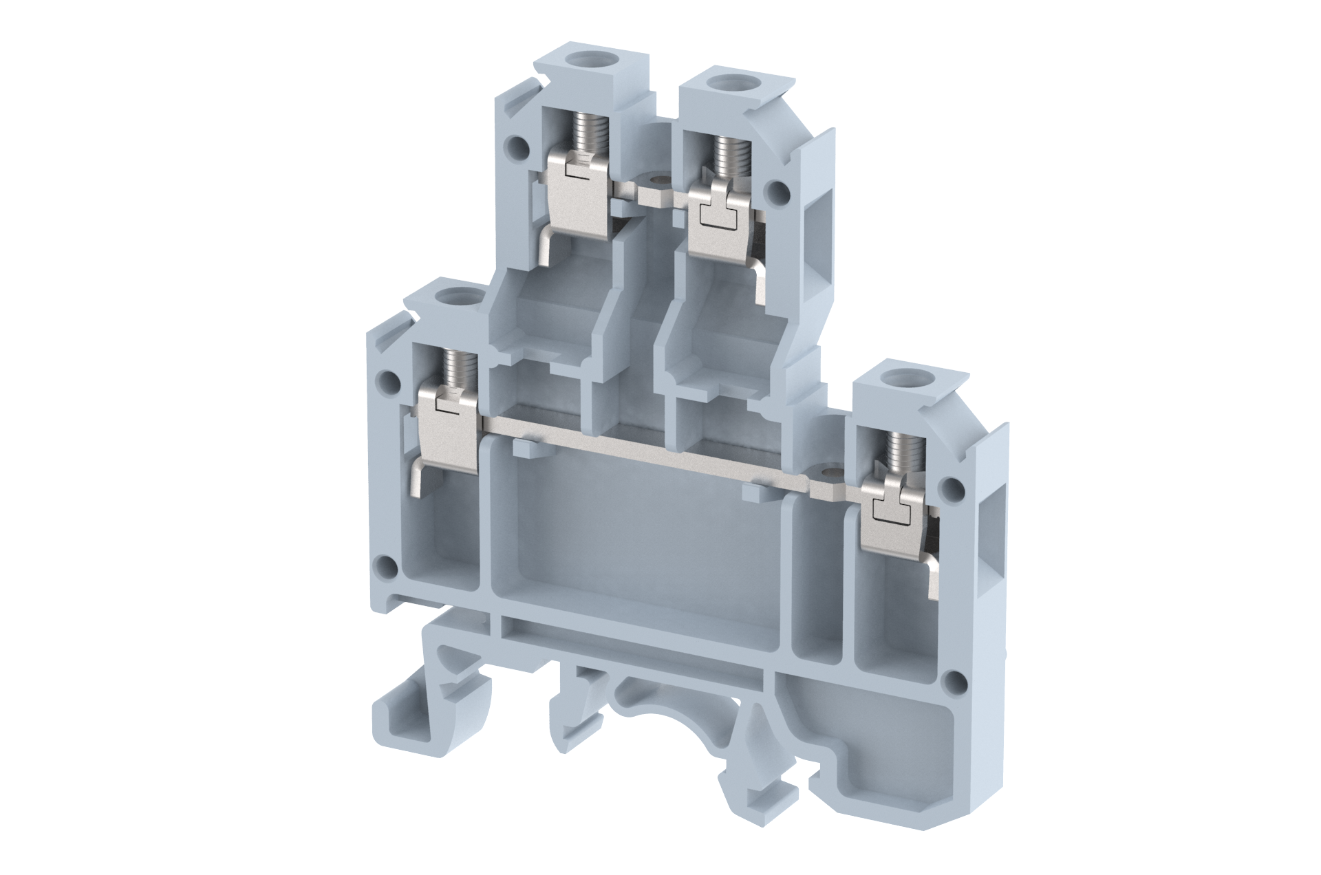 KUDD4 Terminal Blocks Screw Connection Multi Level Terminal Blocks Manufacturer and Supplier in India – Elmex 
