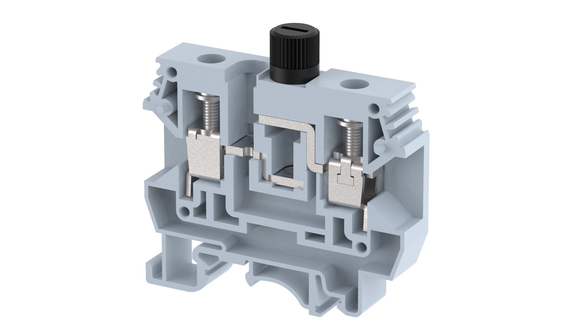 KUF10 Terminal Blocks Screw Connection Fuse Terminal Blocks Manufacturer and Supplier in India – Elmex 