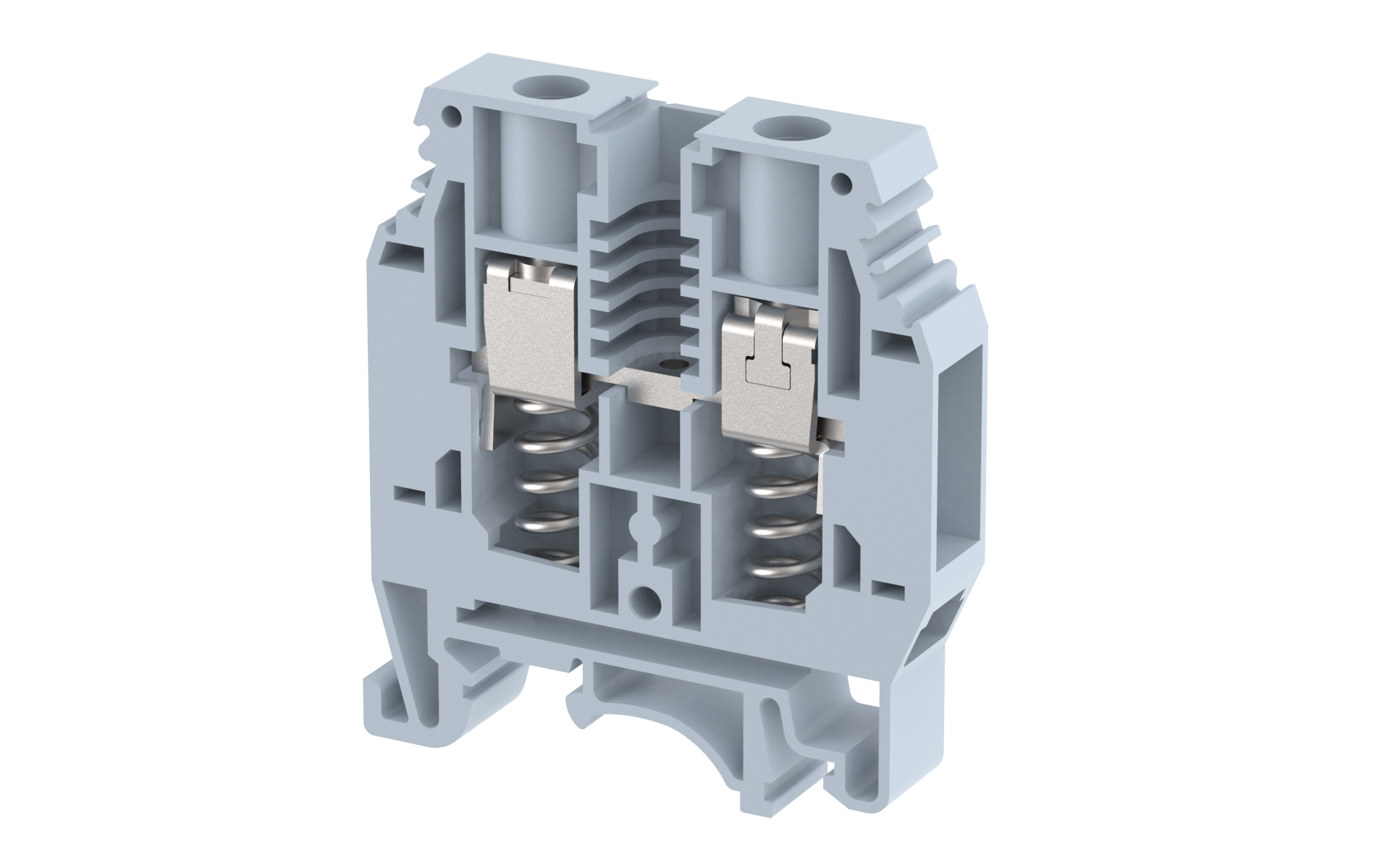 KULT1 Terminal Blocks Screw Connection with spring support Feed Through Terminal Blocks Manufacturer and Supplier in India – Elmex 