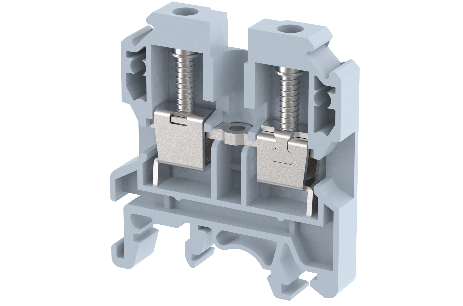 KUT4 Terminal Blocks Screw Connection Feed Through Terminal Blocks Manufacturer and Supplier in India – Elmex 