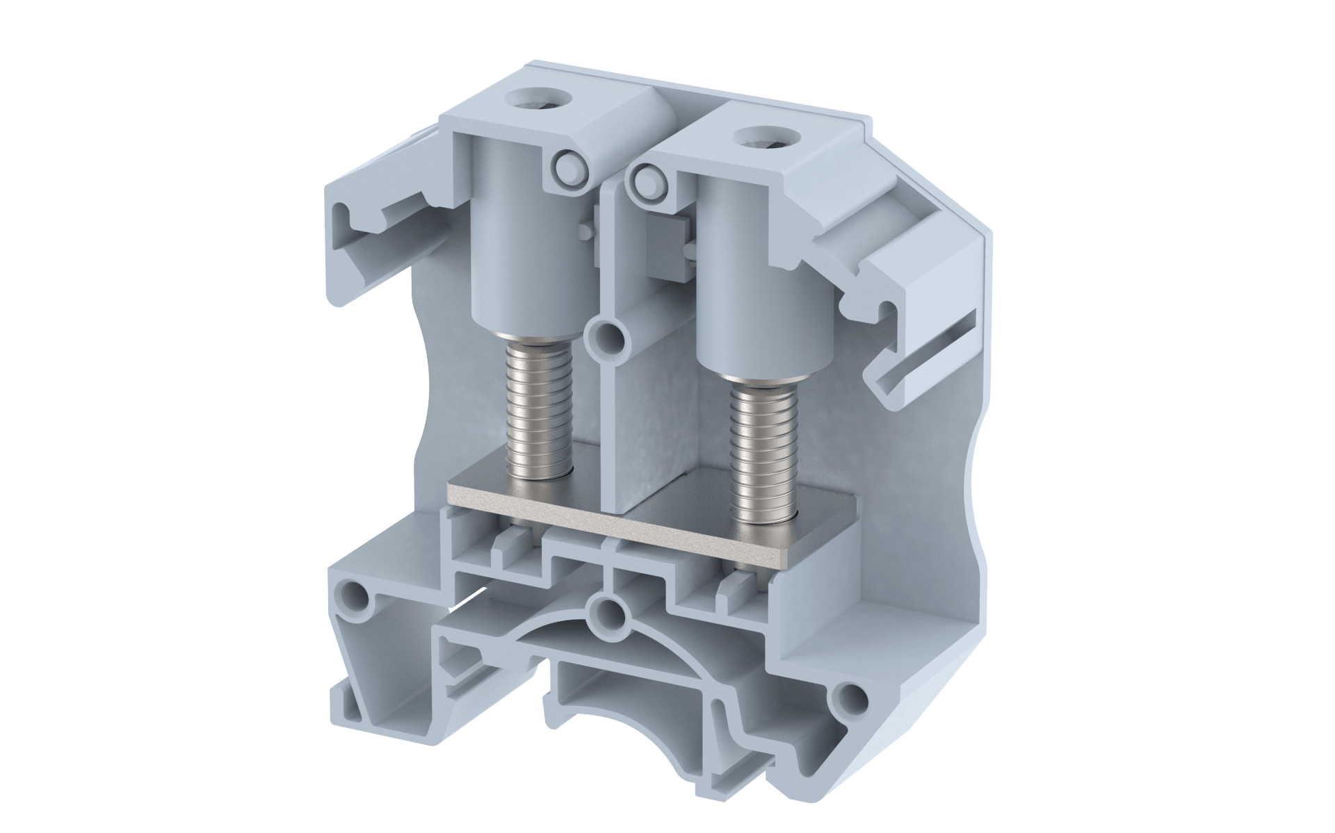 OAT25 Terminal Blocks Bolt Connection Feed Through Terminal Blocks Manufacturer and Supplier in India – Elmex 