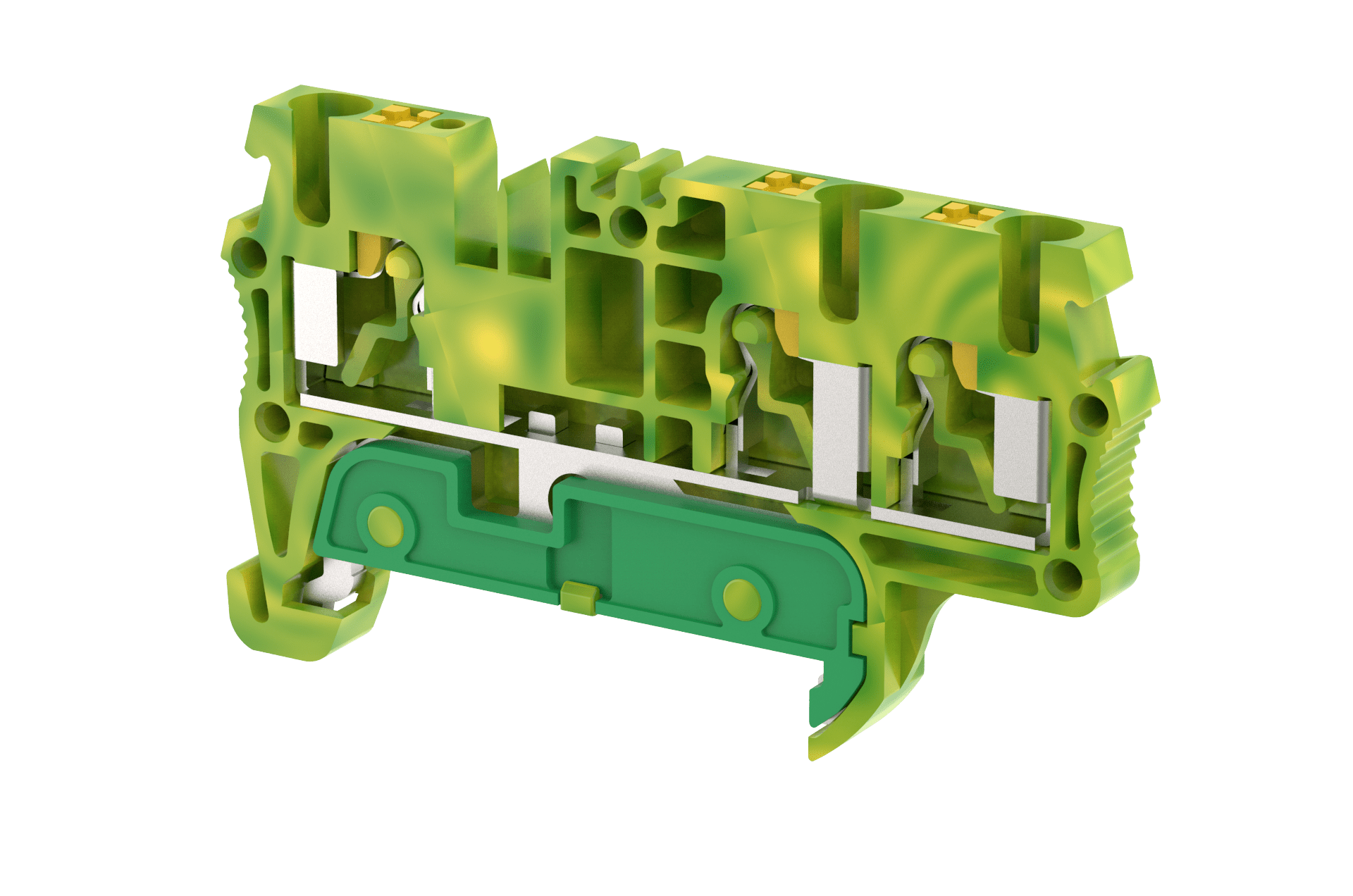 PGQ2.5-1X2 Terminal Blocks Push In Connection Ground Terminal Blocks Manufacturer and Supplier in India – Elmex 