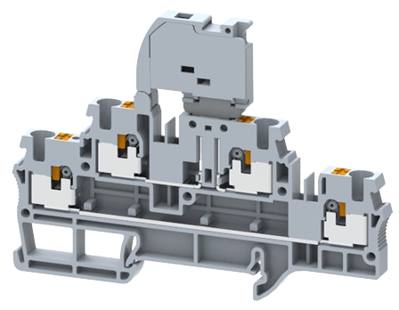 PQF4-2T Terminal Blocks Push In Connection Fuse Terminal Blocks Manufacturer and Supplier in India – Elmex 