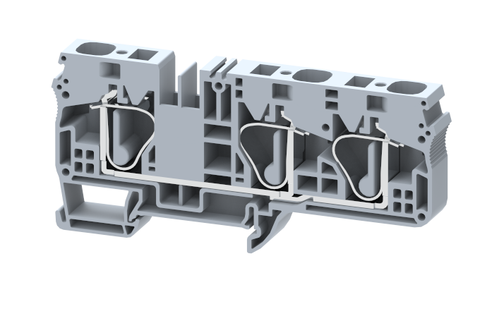 SQ16-1X2 Terminal Blocks Spring Cage Connection Multi Conductor Terminal Blocks Manufacturer and Supplier in India – Elmex 