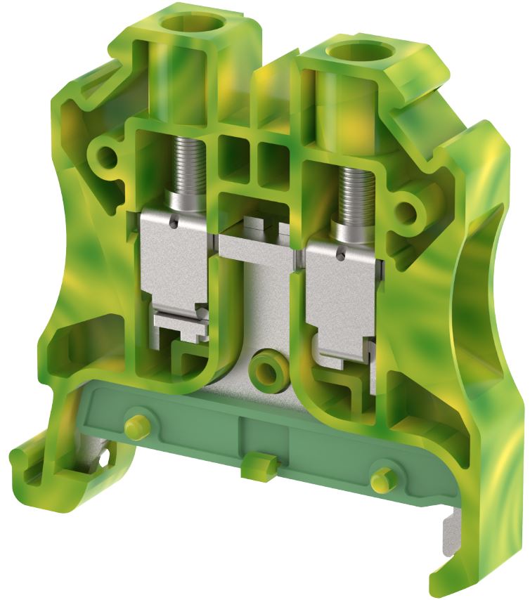 TGC6 Terminal Blocks Screw Connection Ground Terminal Blocks Manufacturer and Supplier in India – Elmex 
