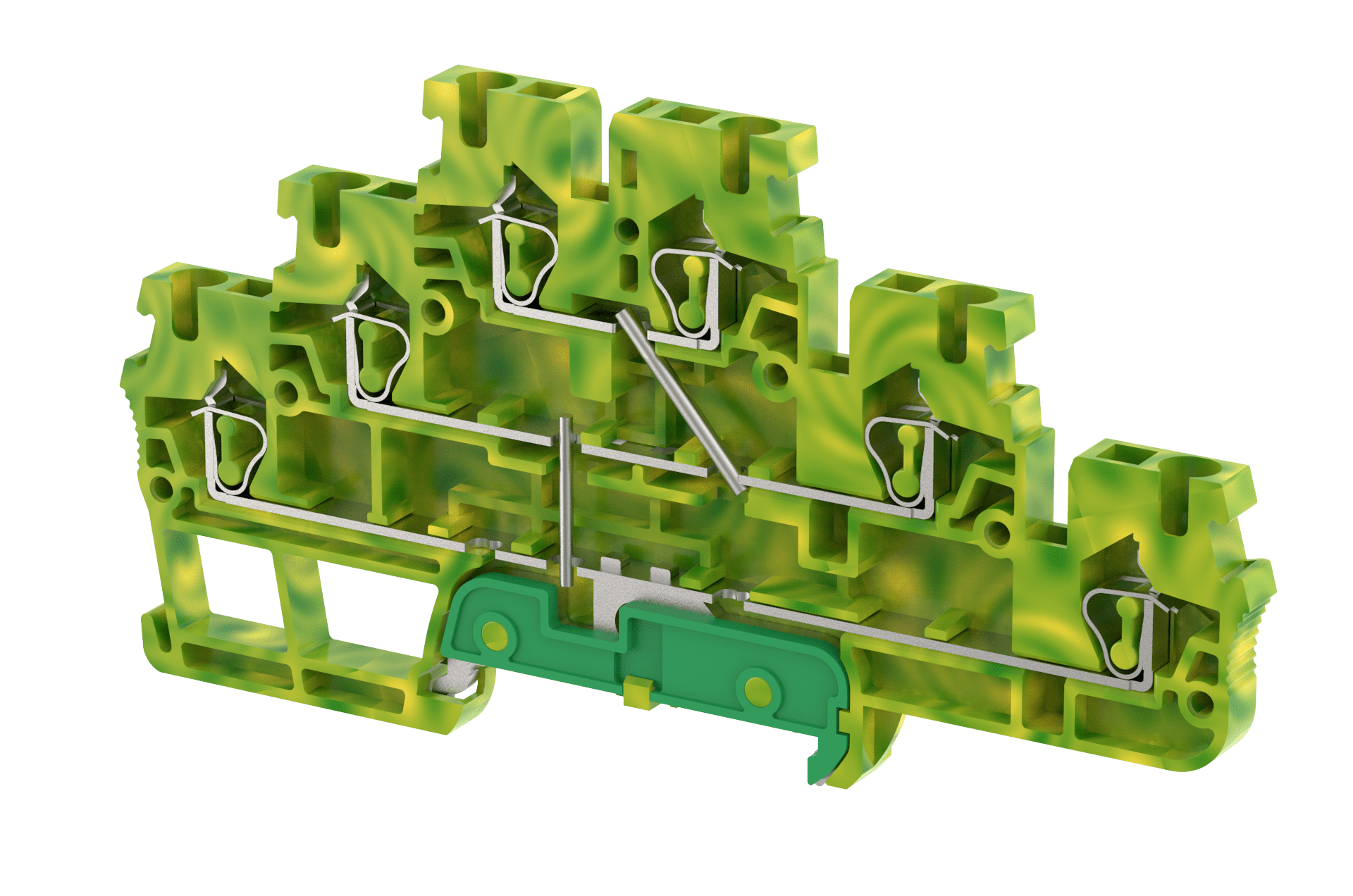 SGQ2.5-3T Terminal Blocks Spring Cage Connection Manufacturer and Supplier in India – Elmex 