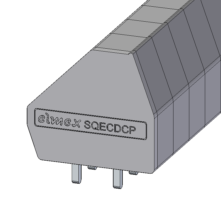 SQECD-2W Terminal Blocks Spring Cage Connection Manufacturer and Supplier in India – Elmex 